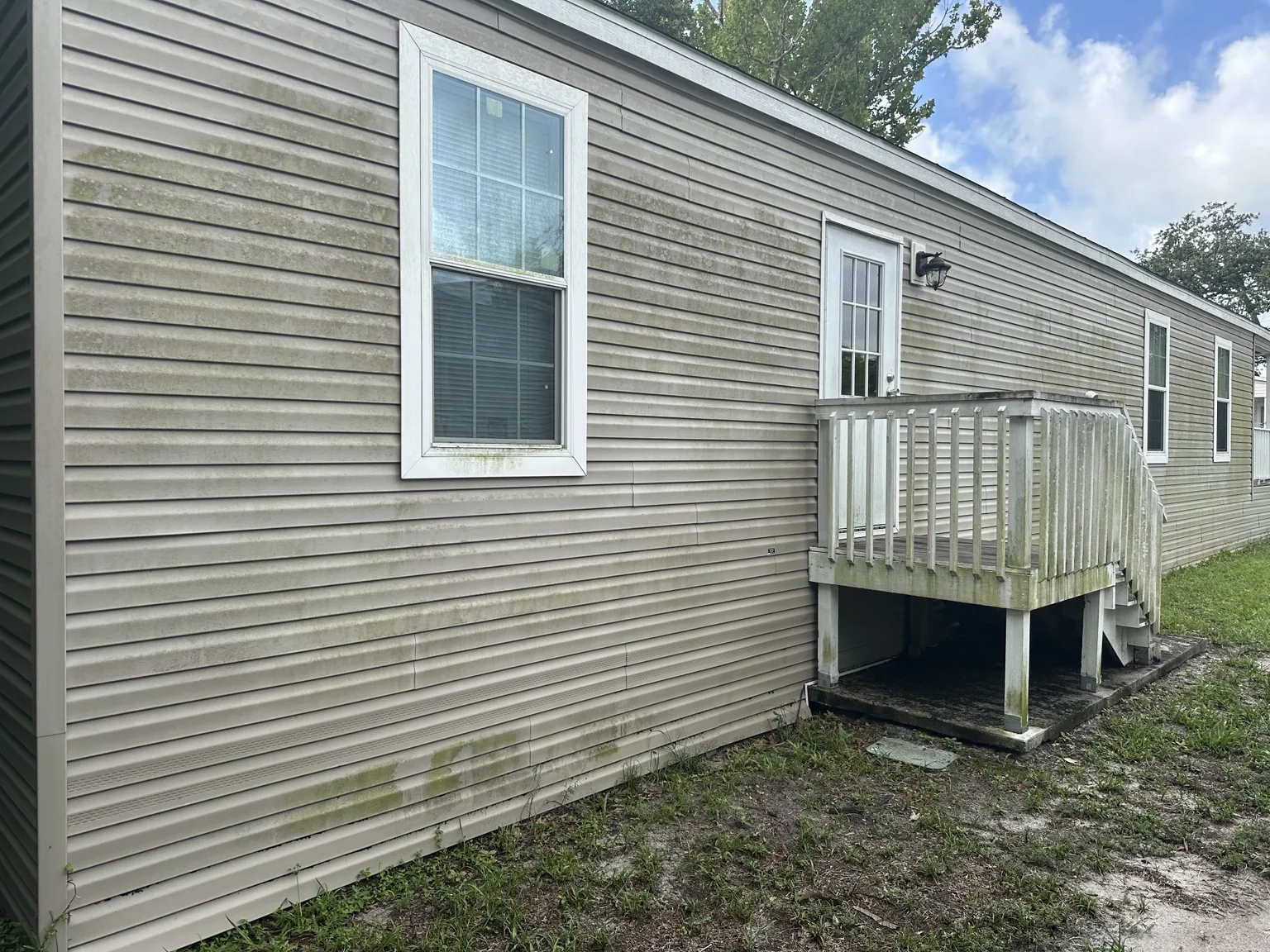 House before washing