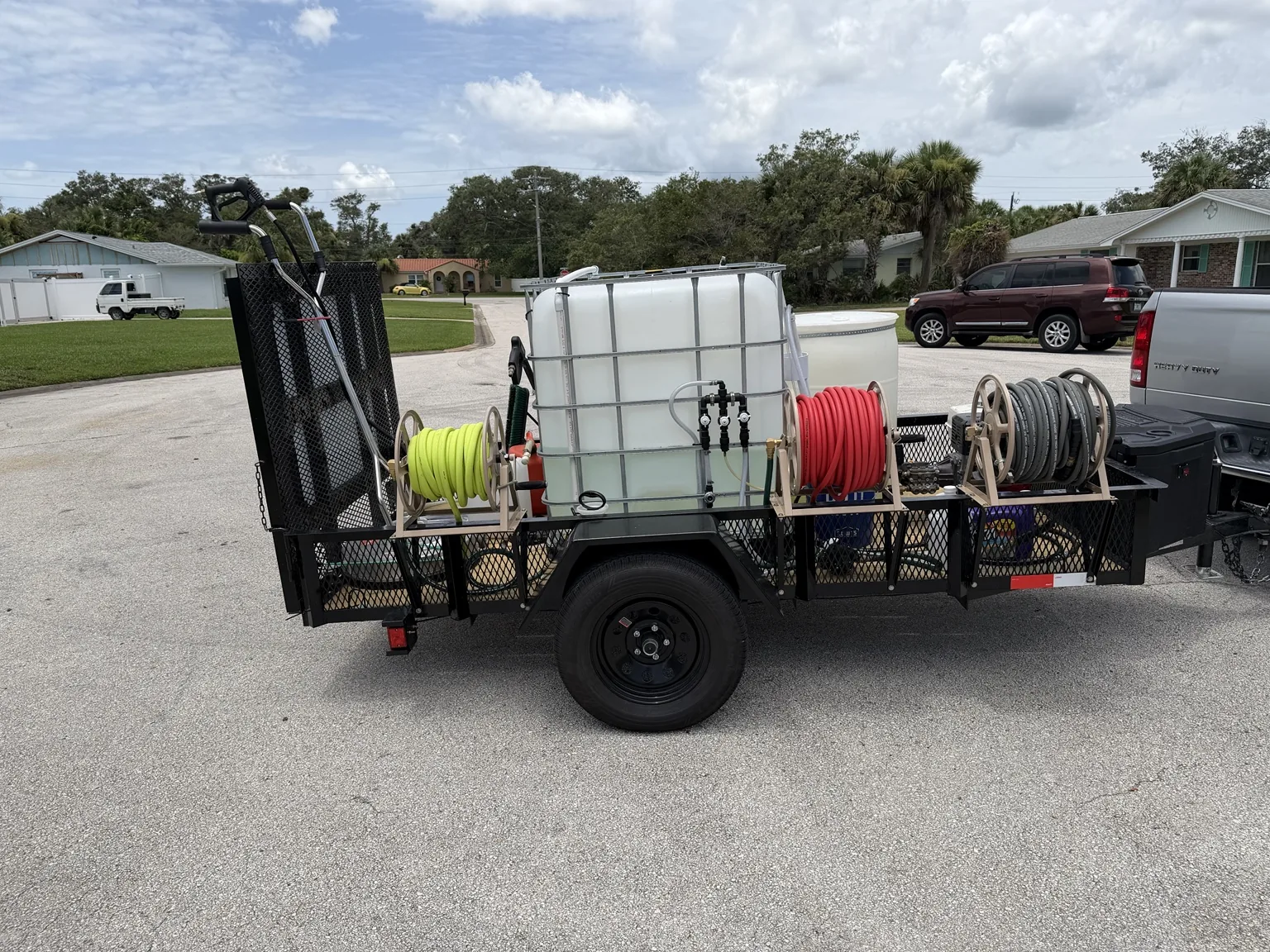 Go With The Flo equipment trailer